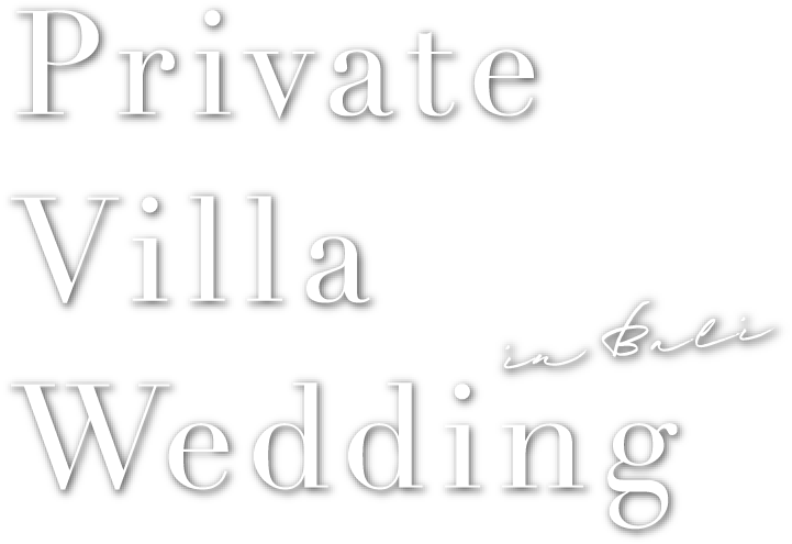 Private Villa Wedding in Bali